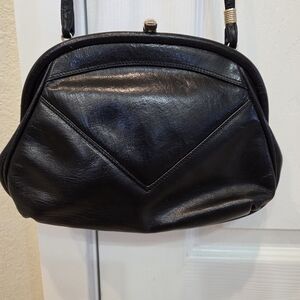 Elegant Black Leather Women's Bag